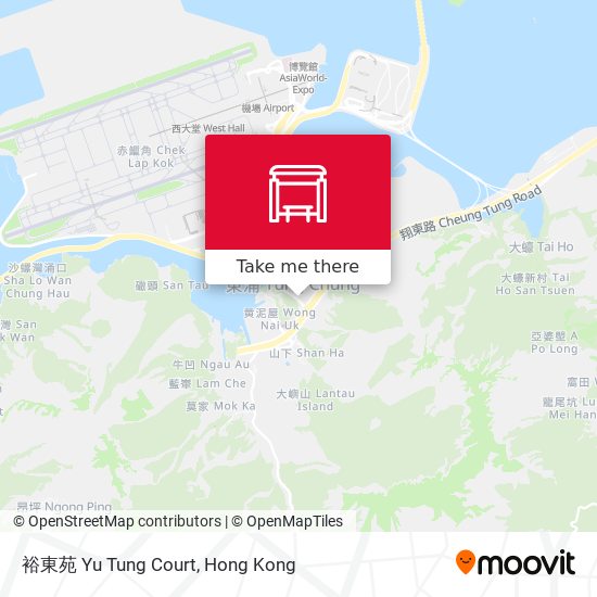 裕東苑 Yu Tung Court map