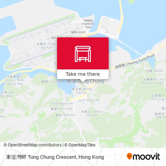 東堤灣畔 Tung Chung Crescent map