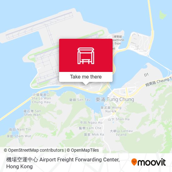 機場空運中心 Airport Freight Forwarding Center map