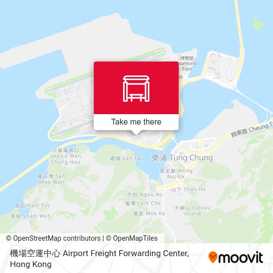 機場空運中心 Airport Freight Forwarding Center map
