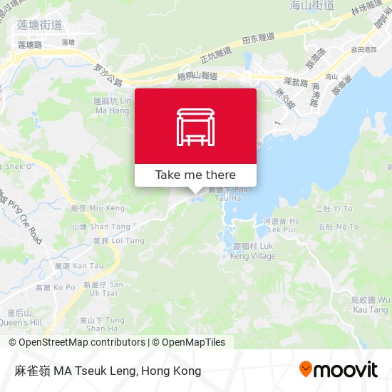 麻雀嶺 MA Tseuk Leng map