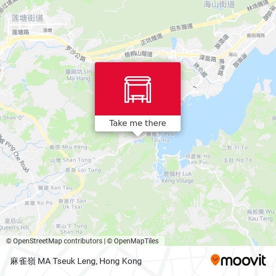 麻雀嶺 MA Tseuk Leng地圖