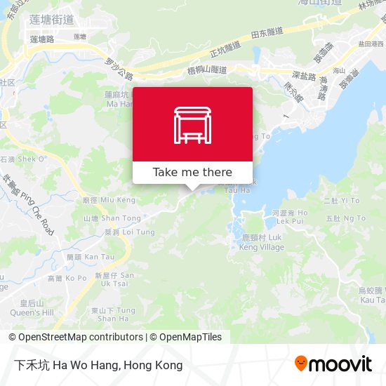 下禾坑 Ha Wo Hang map