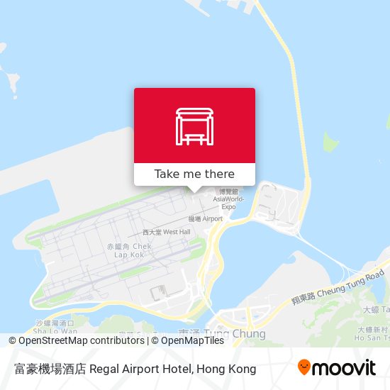 富豪機場酒店 Regal Airport Hotel map