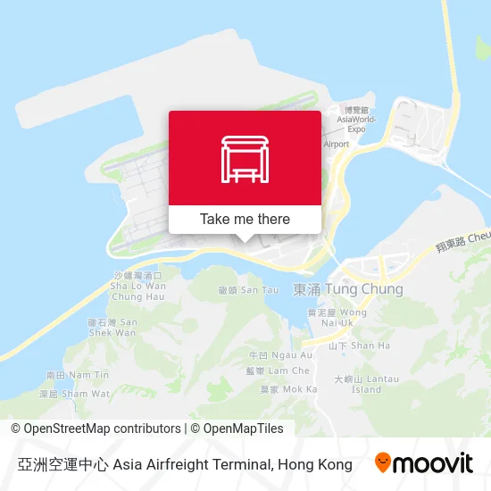 亞洲空運中心 Asia Airfreight Terminal map