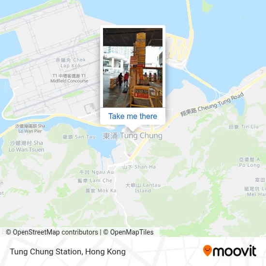 Tung Chung Station map