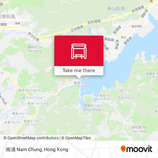 南涌 Nam Chung map
