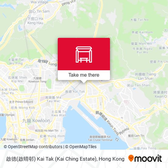 啟德(啟晴邨) Kai Tak (Kai Ching Estate) map