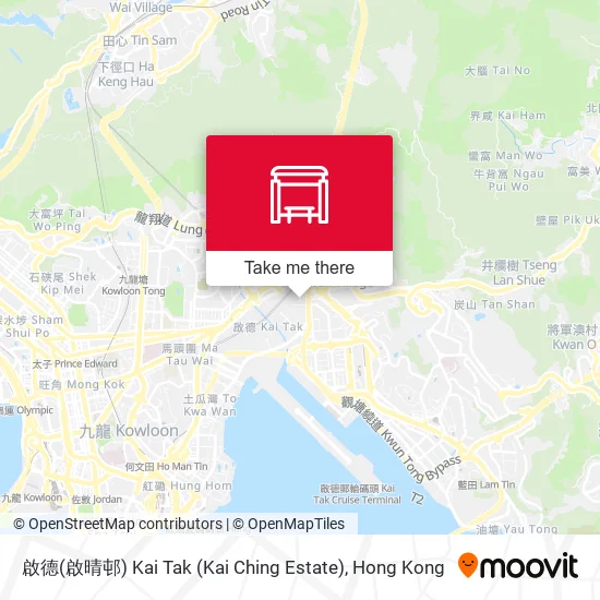 啟德(啟晴邨) Kai Tak (Kai Ching Estate) map
