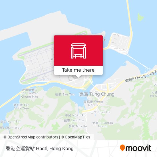香港空運貨站 Hactl map