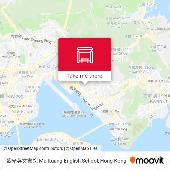 慕光英文書院 Mu Kuang English School map