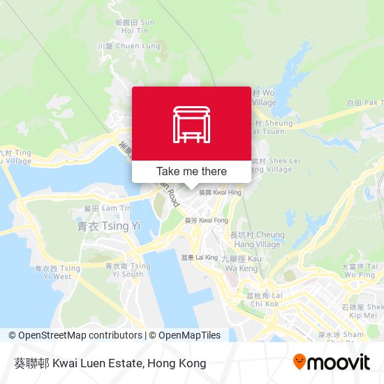 葵聯邨 Kwai Luen Estate map