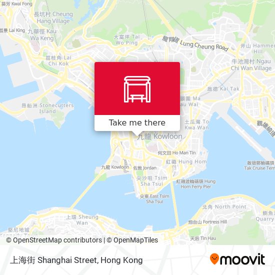 上海街 Shanghai Street map