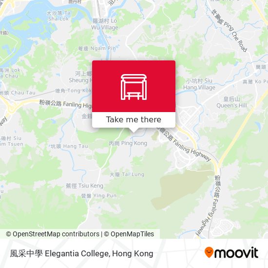 風采中學 Elegantia College map