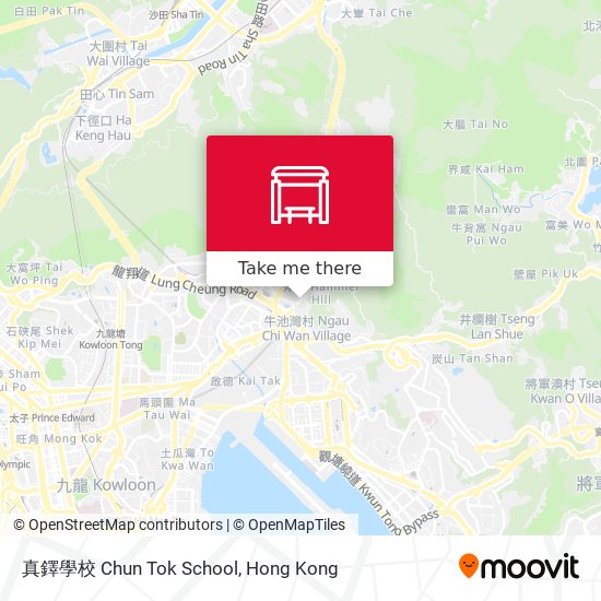 真鐸學校 Chun Tok School map