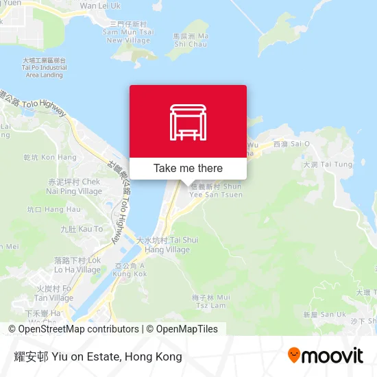 耀安邨 Yiu on Estate map