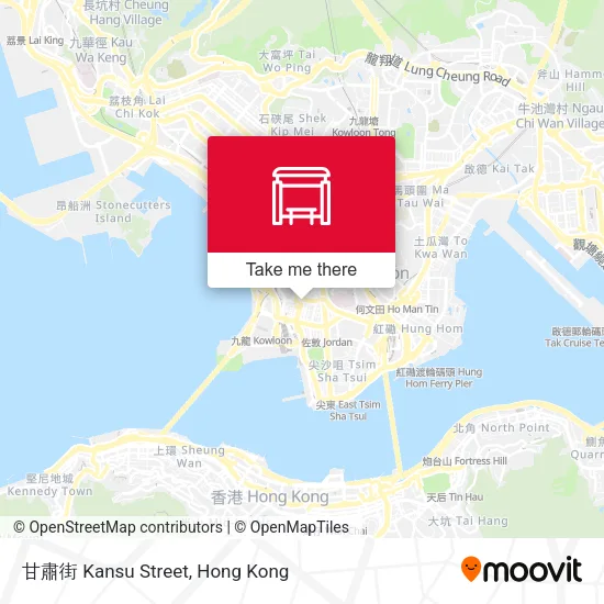 甘肅街 Kansu Street地圖