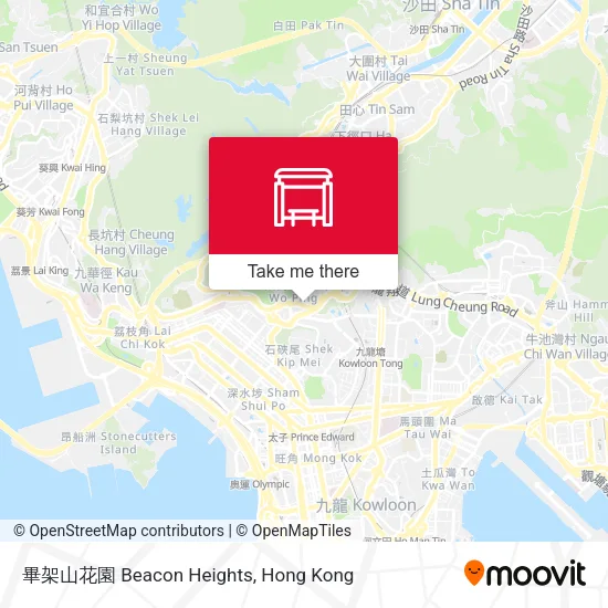 畢架山花園 Beacon Heights地圖