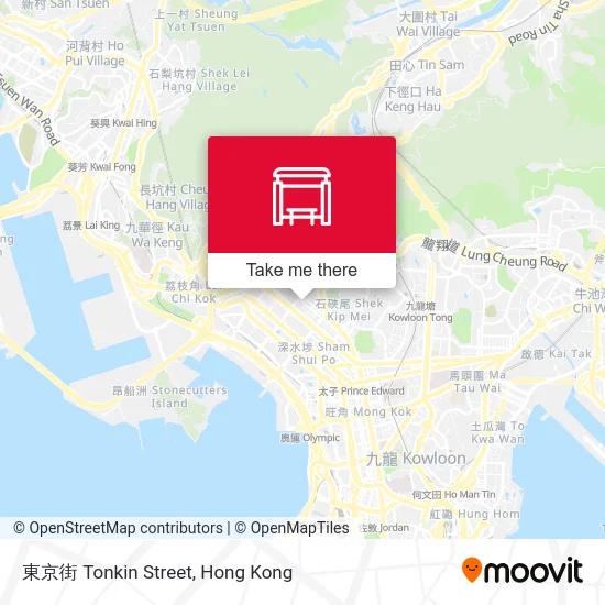 東京街 Tonkin Street map