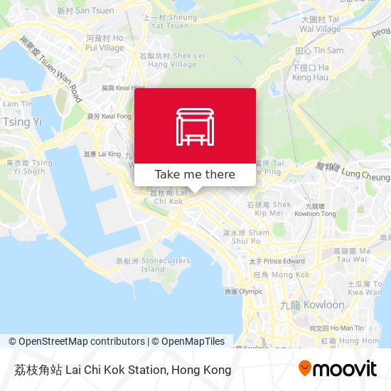 荔枝角站 Lai Chi Kok Station地圖