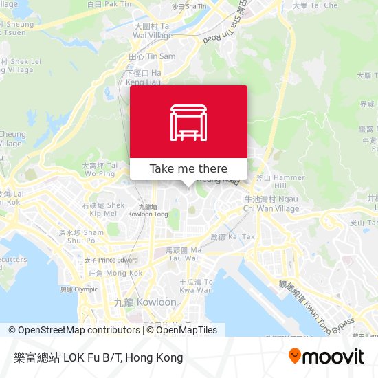 樂富總站 LOK Fu B/T map