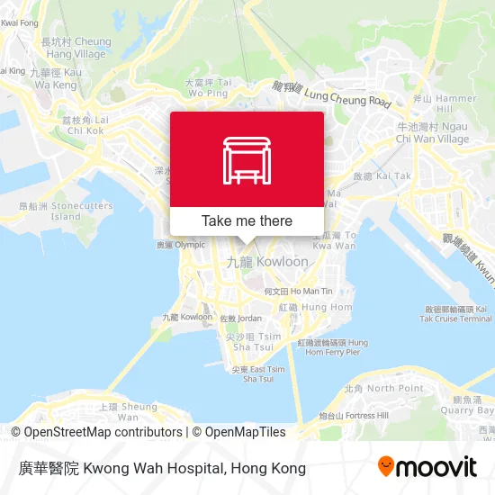 廣華醫院 Kwong Wah Hospital地圖