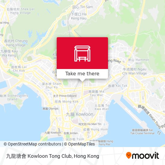 九龍塘會 Kowloon Tong Club map