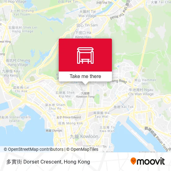 多實街 Dorset Crescent地圖