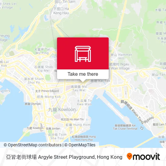 亞皆老街球場 Argyle Street Playground map