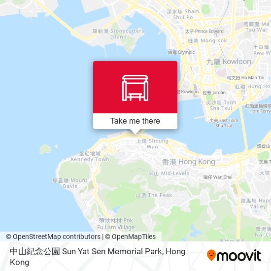 中山紀念公園 Sun Yat Sen Memorial Park map
