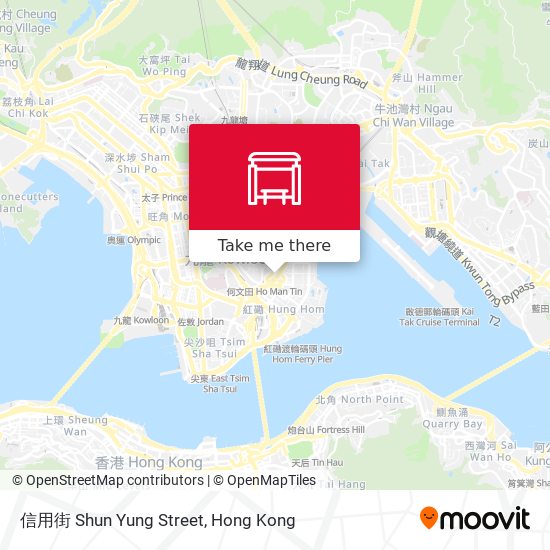 信用街 Shun Yung Street map