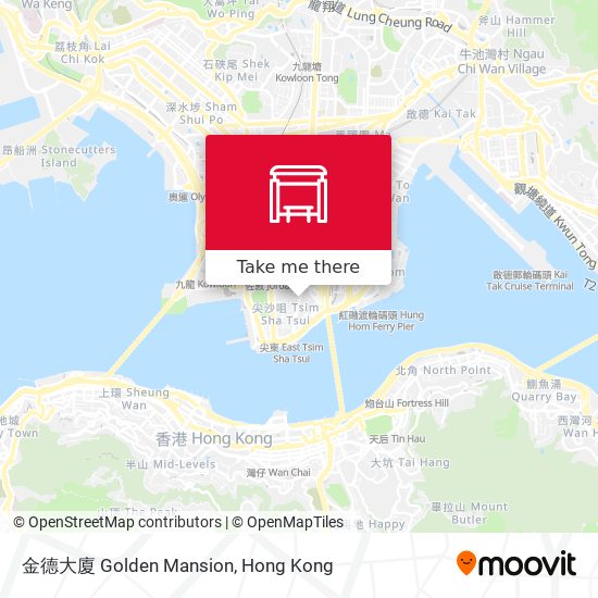 金德大廈 Golden Mansion map