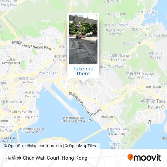 振華苑 Chun Wah Court map