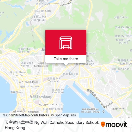 天主教伍華中學 Ng Wah Catholic Secondary School map