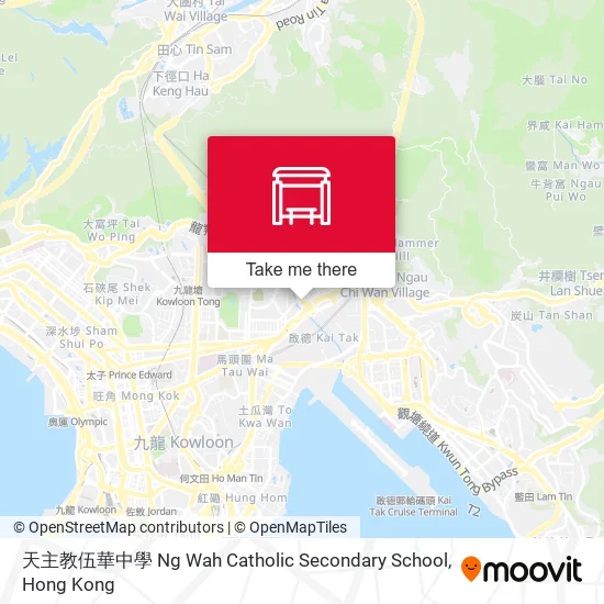 天主教伍華中學 Ng Wah Catholic Secondary School地圖