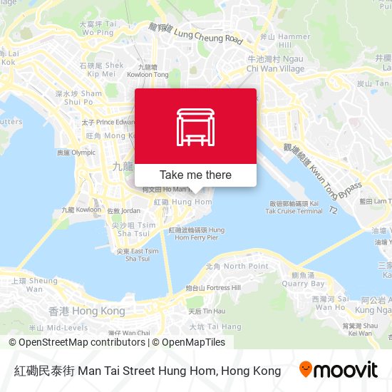 紅磡民泰街 Man Tai Street Hung Hom map