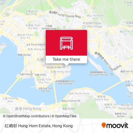 紅磡邨 Hung Hom Estate map