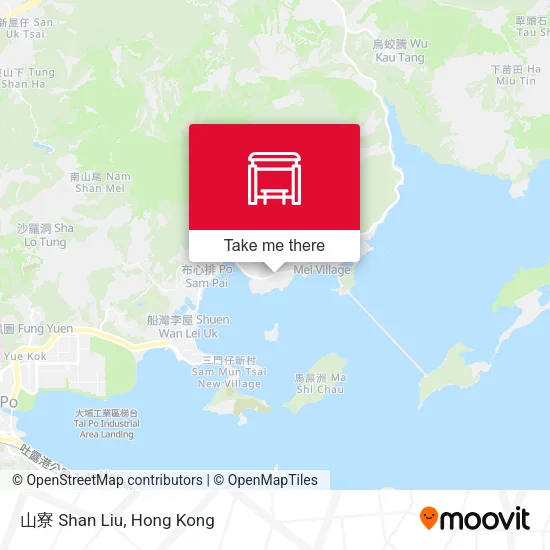 山寮 Shan Liu map