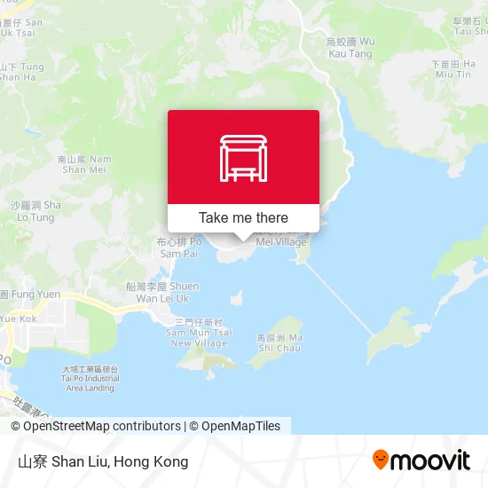 山寮 Shan Liu map