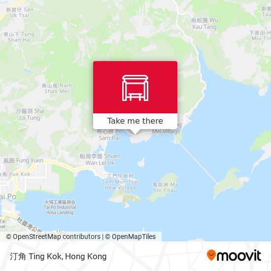 汀角 Ting Kok map