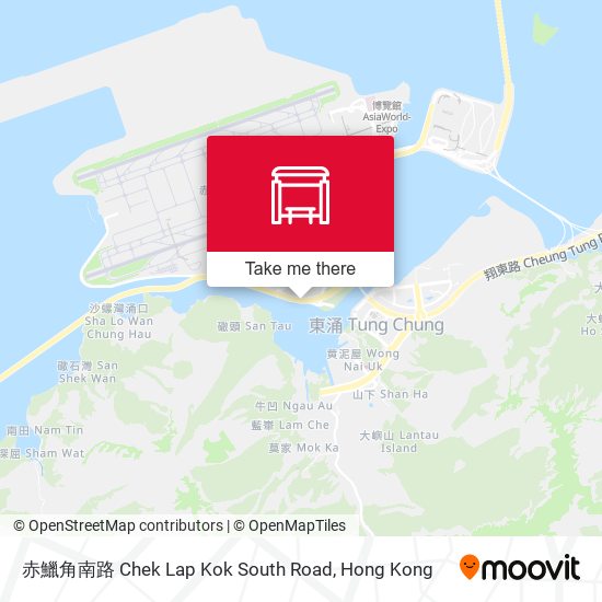 赤鱲角南路 Chek Lap Kok South Road map