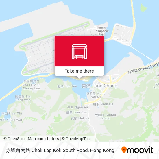 赤鱲角南路 Chek Lap Kok South Road地圖