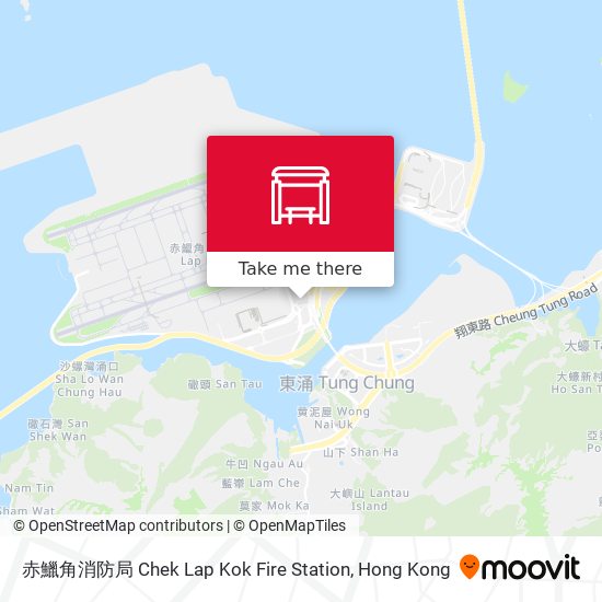 赤鱲角消防局 Chek Lap Kok Fire Station map