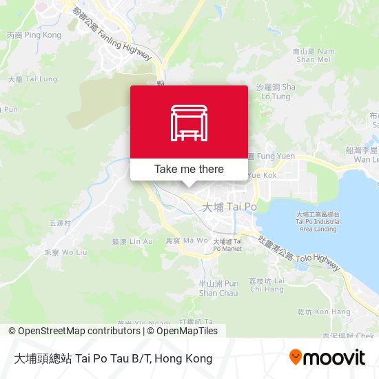 大埔頭總站 Tai Po Tau B/T map
