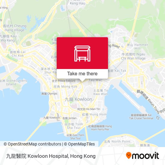 九龍醫院 Kowloon Hospital map