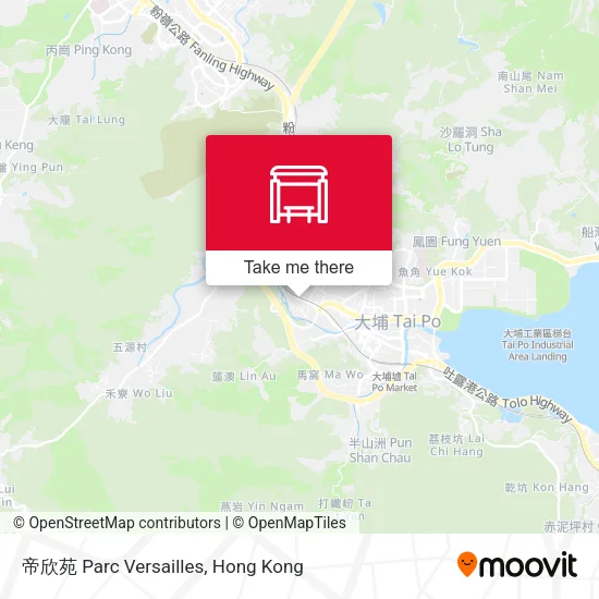 帝欣苑 Parc Versailles map