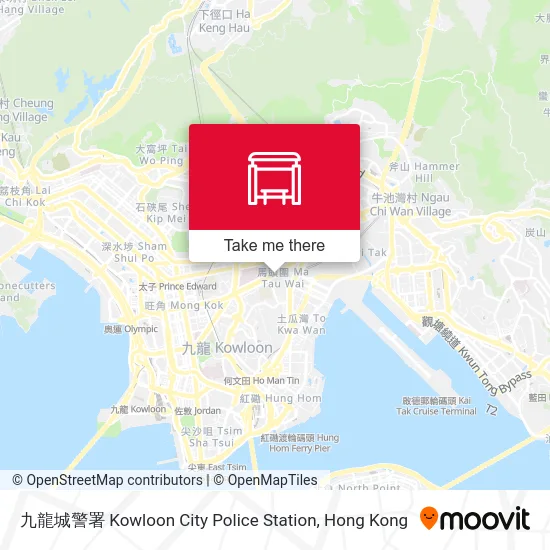 九龍城警署 Kowloon City Police Station地圖