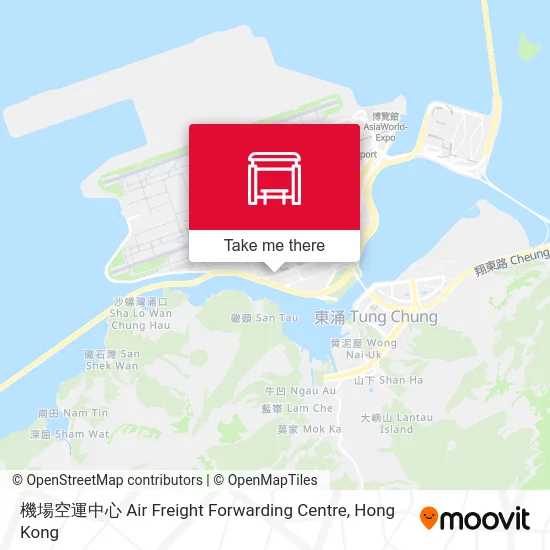 機場空運中心 Air Freight Forwarding Centre map