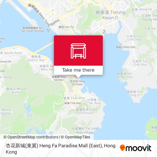 杏花新城(東翼) Heng Fa Paradise Mall (East) map