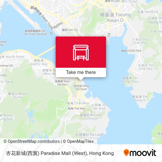 杏花新城(西翼) Paradise Mall (West) map